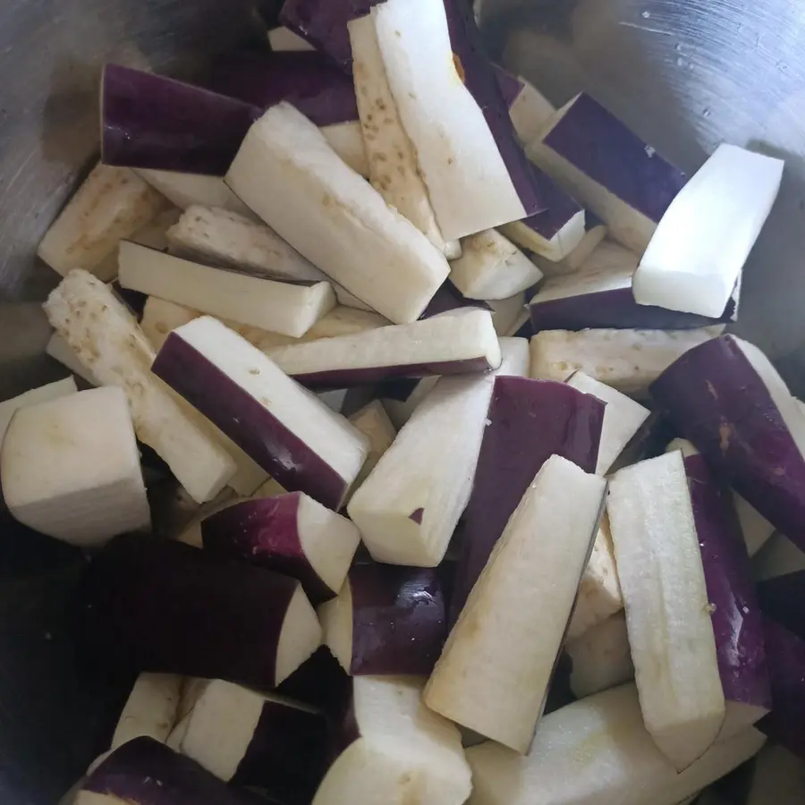 Eggplant with minced meat (side dish) step 0