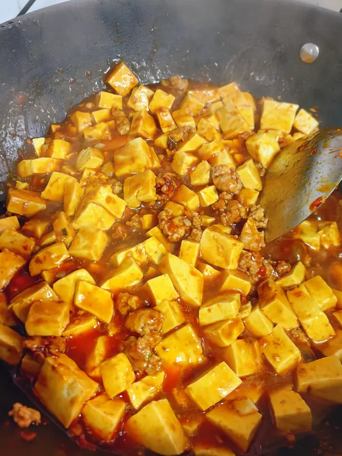 Pork foam tofu that goes well with rice step 0