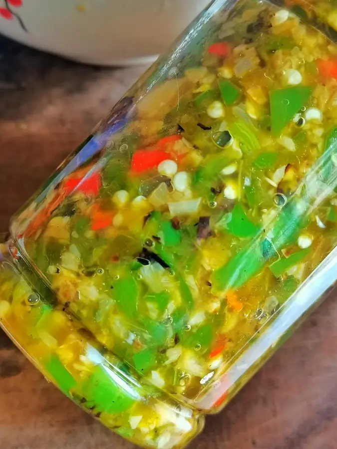 Bibimbap noodles are excellent: roasted pepper sauce step 0