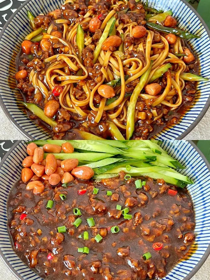 I really want you to taste this bowl of meat sauce noodles , it's so fragrant and fragrant step 0