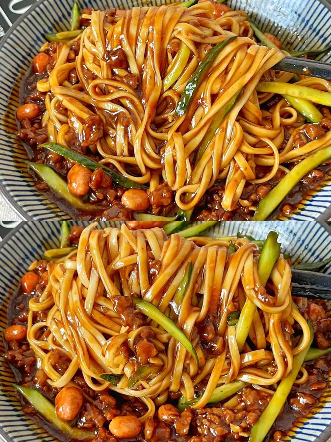 I really want you to taste this bowl of meat sauce noodles , it's so fragrant and fragrant step 0