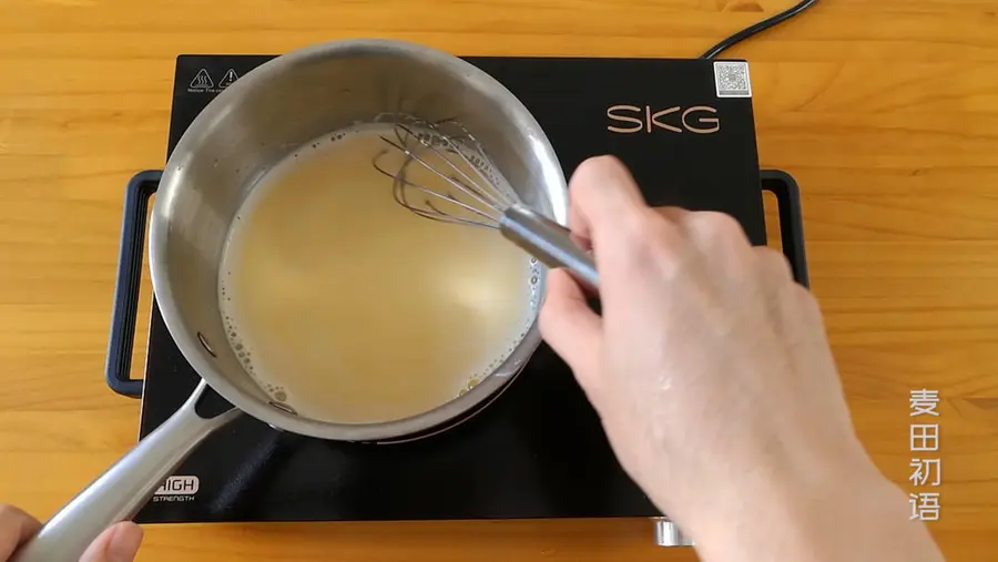 Custard sauce of baked all-purpose sauce step 0