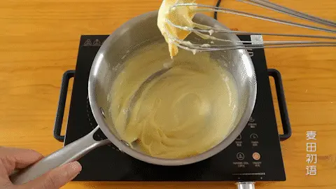 Custard sauce of baked all-purpose sauce step 0