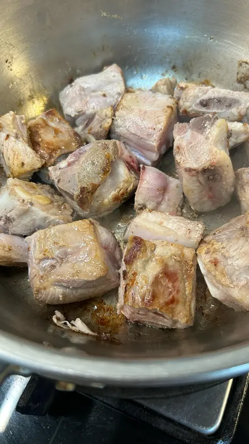 Kaka Papa, minimalist, oil-free sauce pork ribs step 0