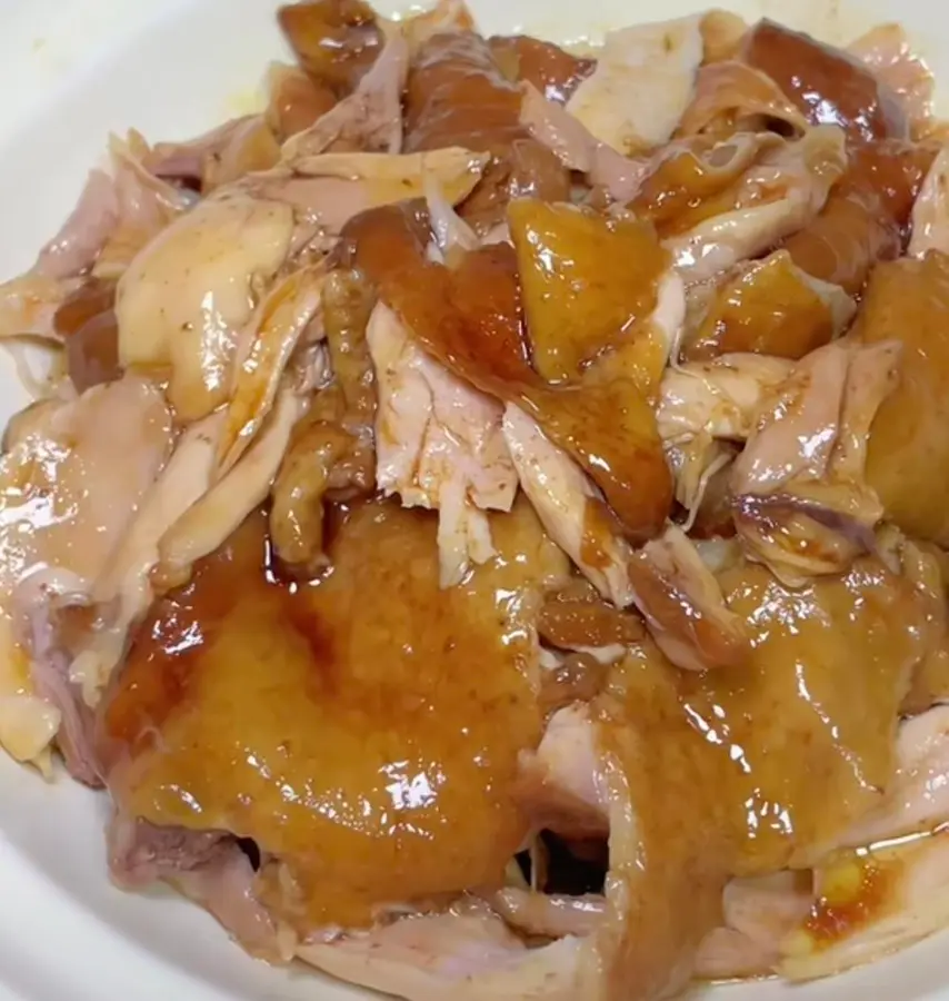 Shredded chicken with soy sauce step 0