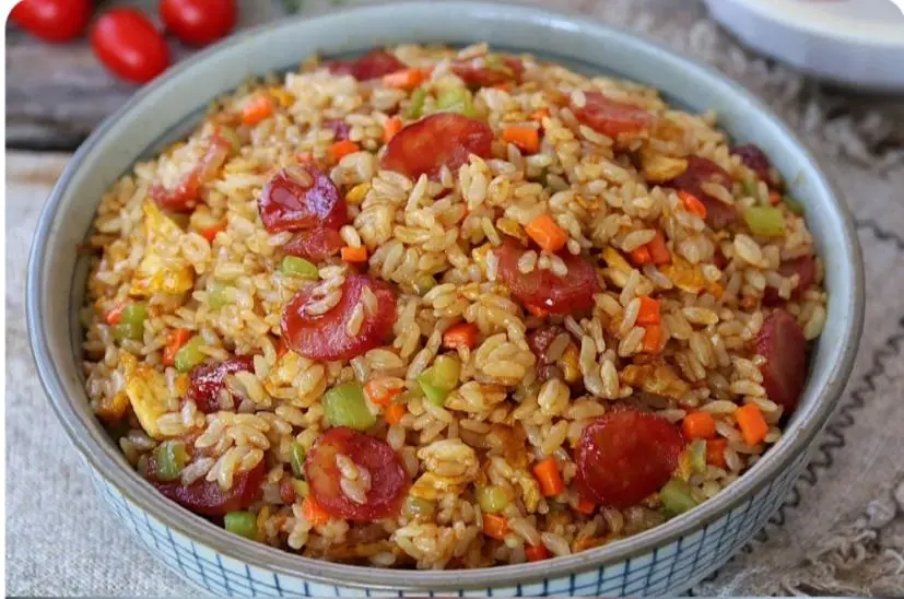 Soy sauce fried rice