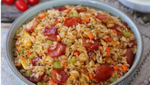 Soy sauce fried rice