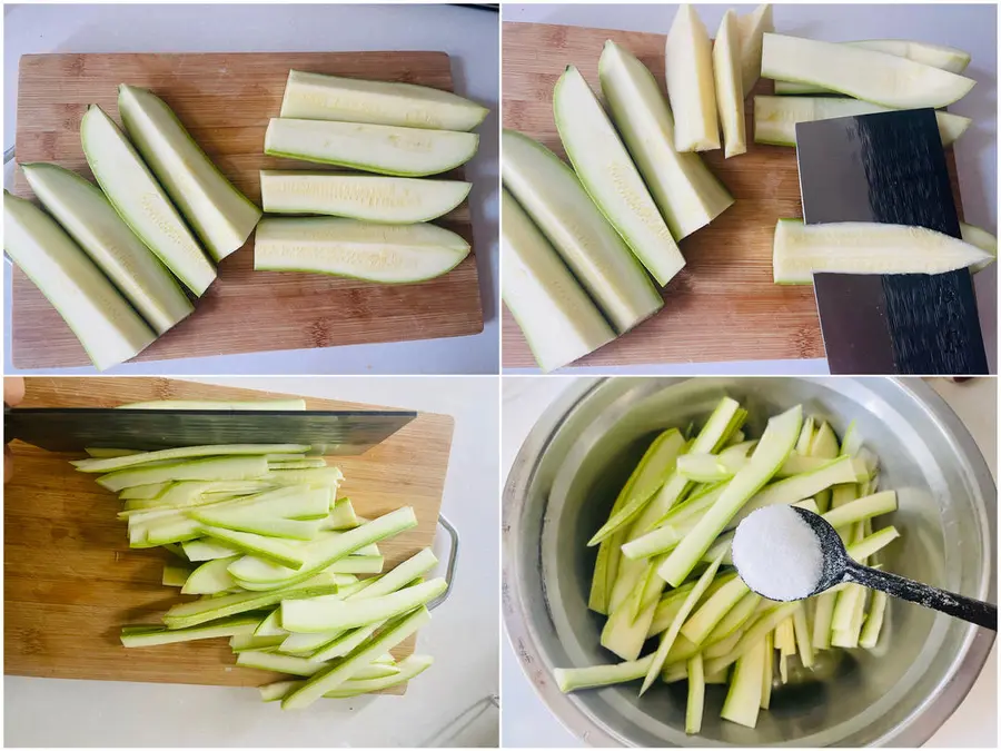 Sauce roasted zucchini step 0