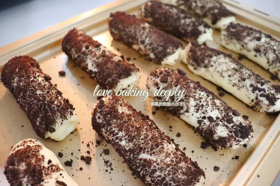 Oreo Crispy Sauce Bread|Crunchy|Cream Included step 0