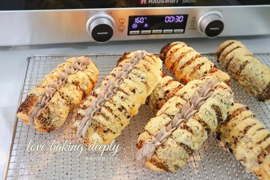 Oreo Crispy Sauce Bread|Crunchy|Cream Included step 0