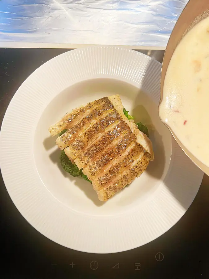 Seabass with Sorrel Sauce step 0