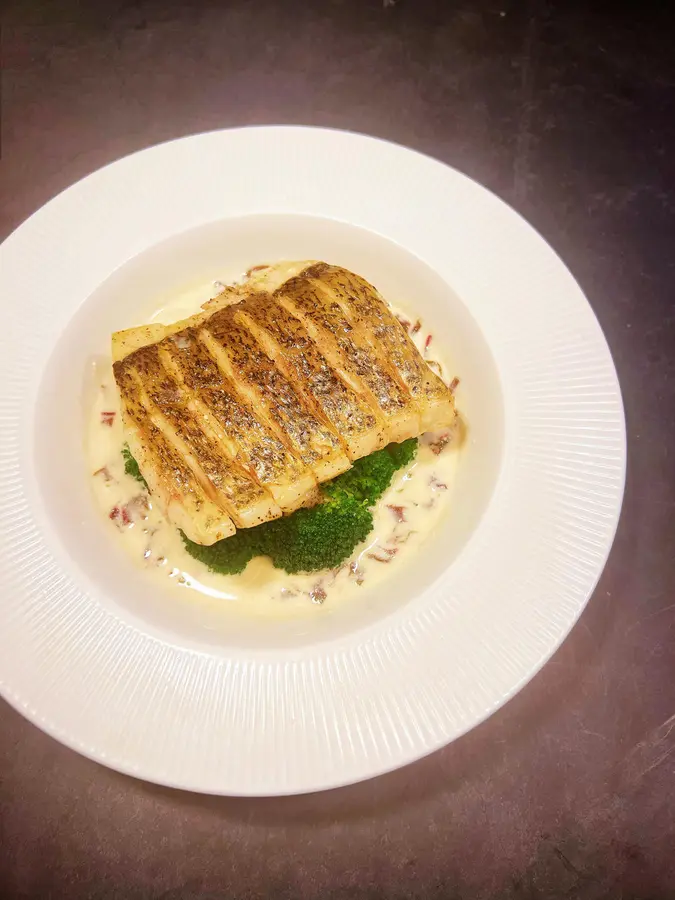 Seabass with Sorrel Sauce