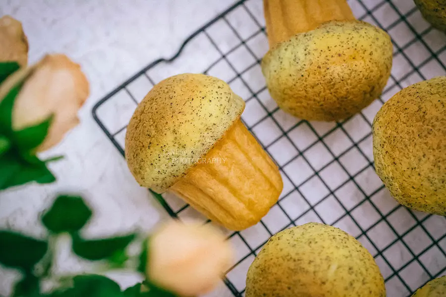 Earl Grey Black Tea Mexican Sauce Mushroom Head Bread, since then only makes ultra-long low-temperature fermented bread B125 step 0