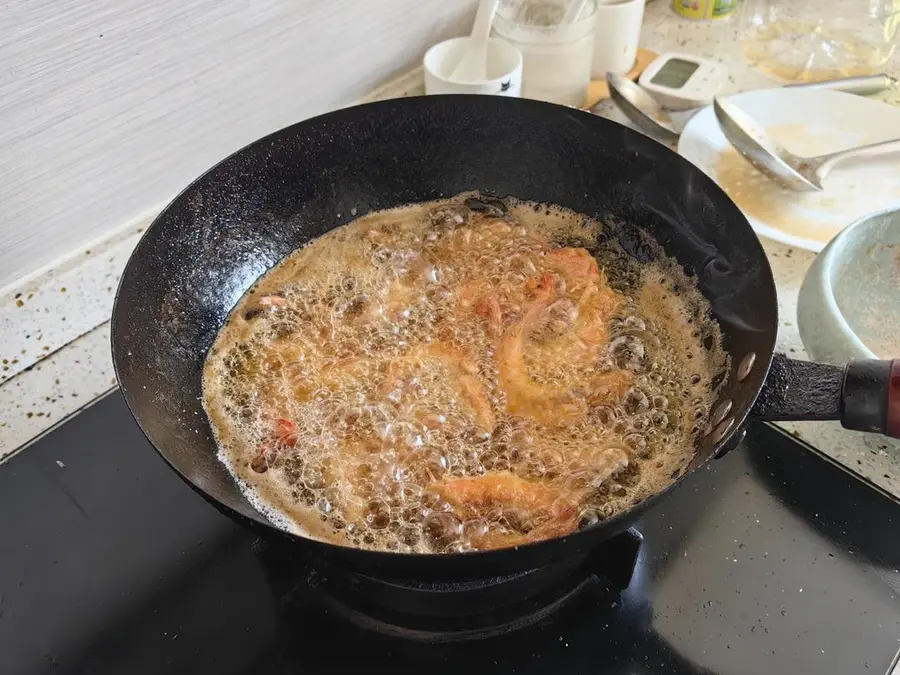 Prawns with garlic and pepper salt step 0