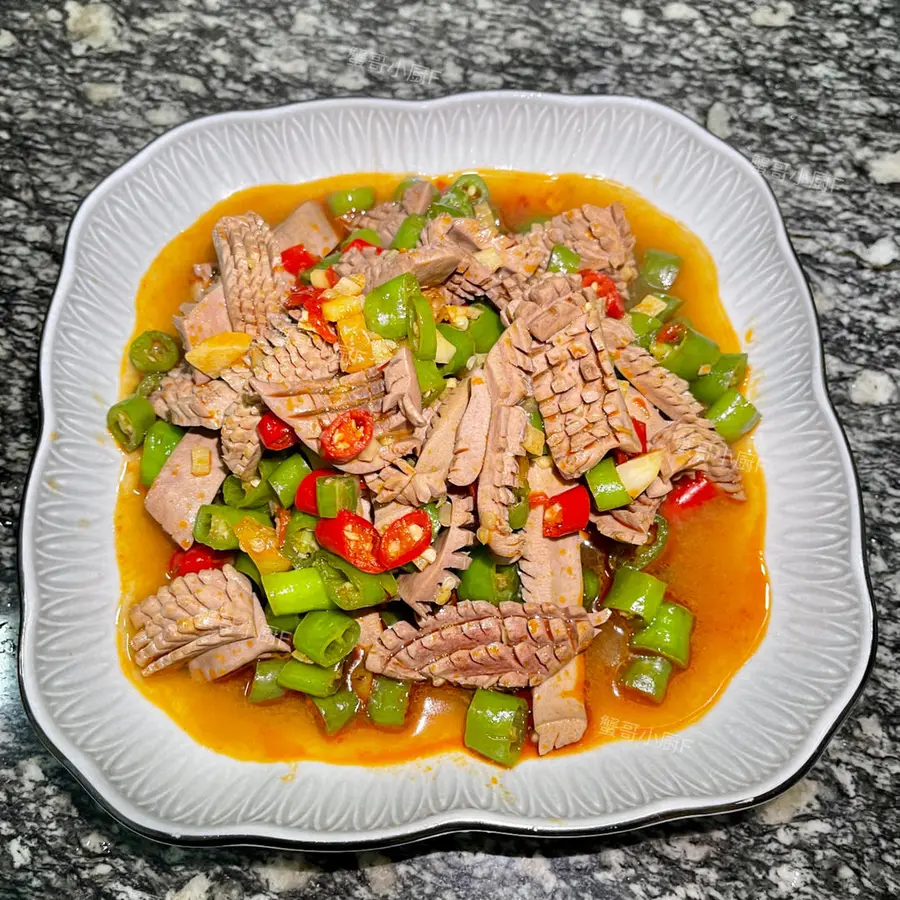 ㊙️ Pickled pepper waist flowers, the waist flowers are tender and crispy