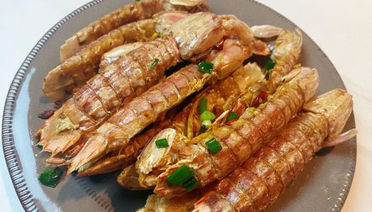 【Salt and pepper skin shrimp】Chinese New Year's Eve rice recipe