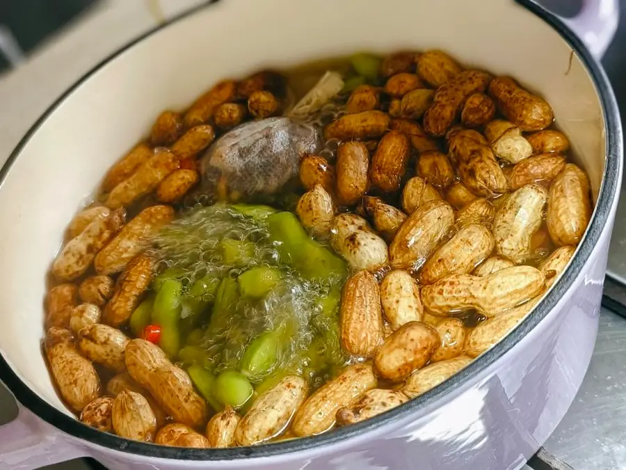 Super simple and delicious salted edamame and peanuts  â”† super suitable appetizer â”† Chilled for better taste step 0