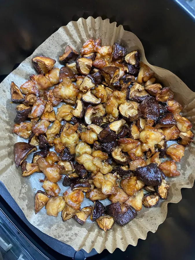 Barbecue mushrooms in the palm of your hand step 0