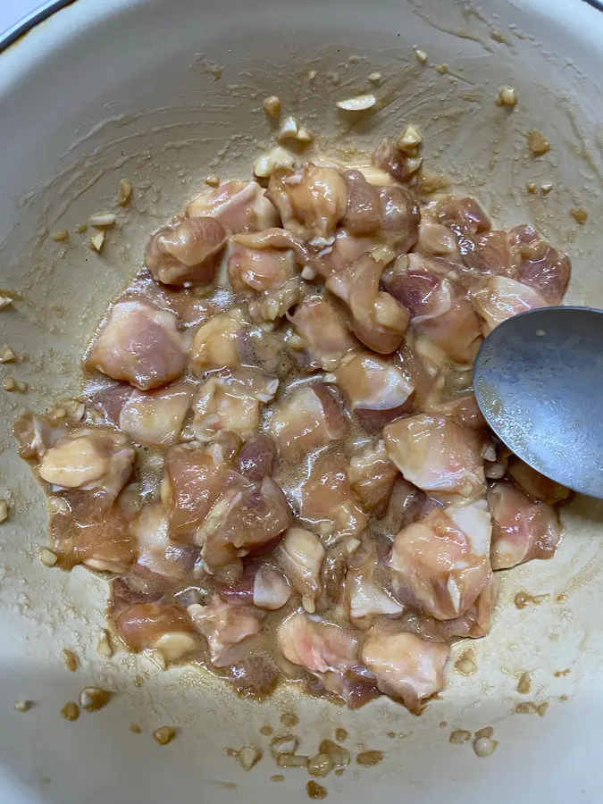 Barbecue mushrooms in the palm of your hand step 0