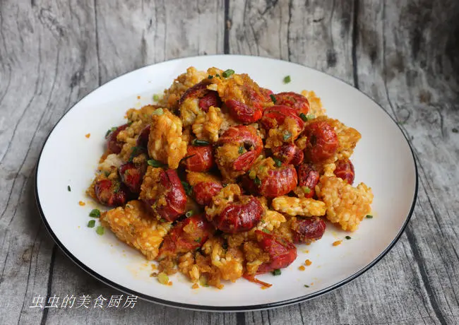 Salted egg yolk lobster tails step 0