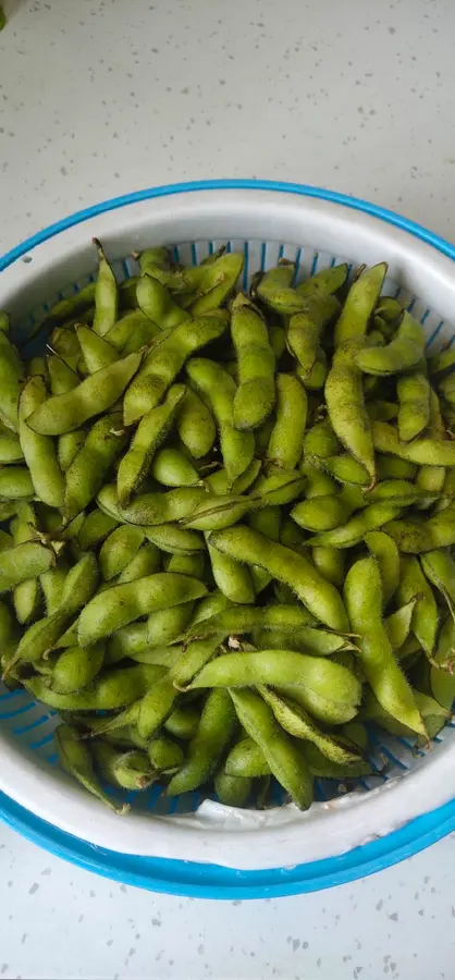 Spiced edamame step 0