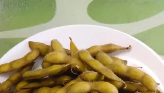 Spiced edamame