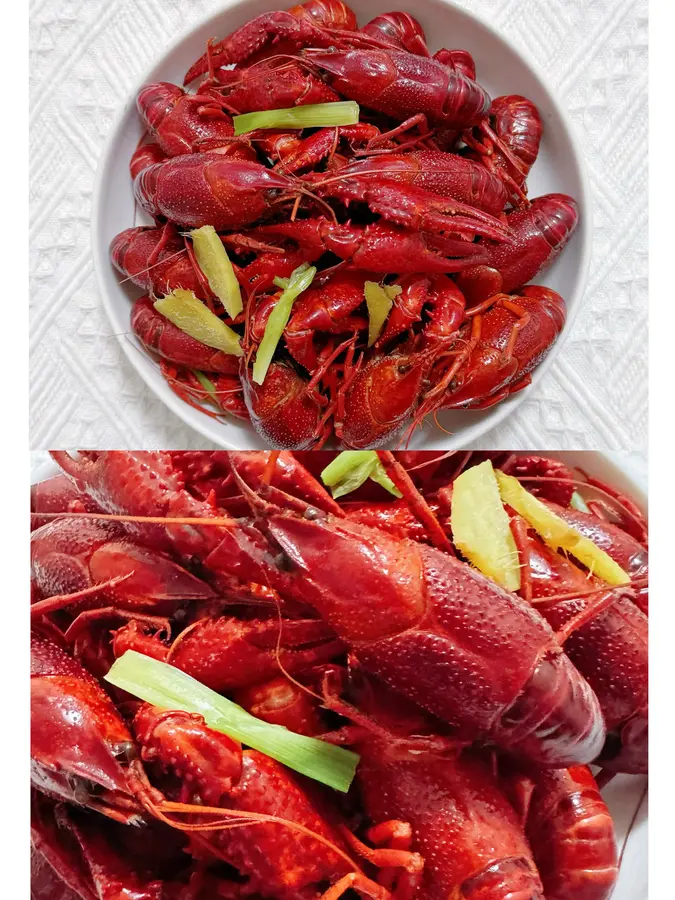 Steamed crayfish 