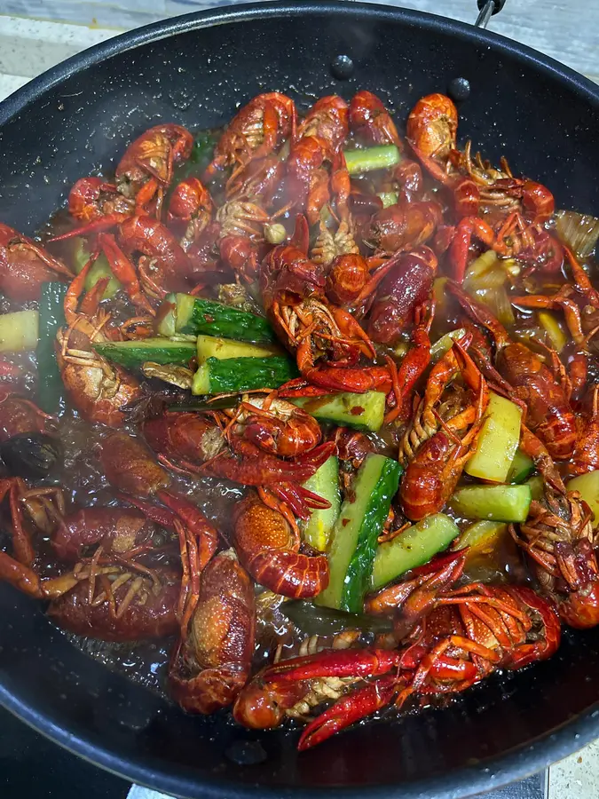 Braised crayfish  fool's version step 0