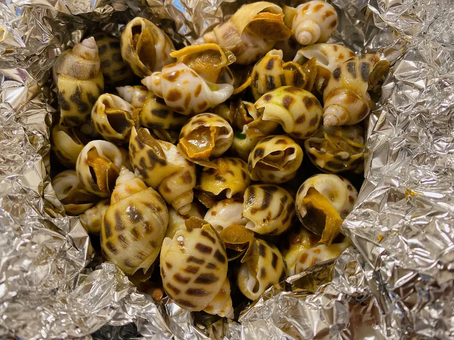 Salt-baked snail oven version step 0