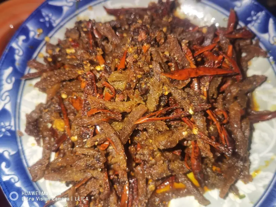 Spicy shredded pork step 0