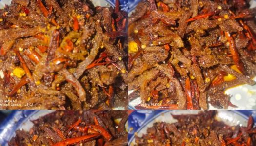 Spicy shredded pork