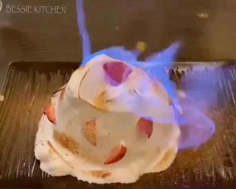 Baked Alaska, Christmas, Valentine's Day classic desserts step 0