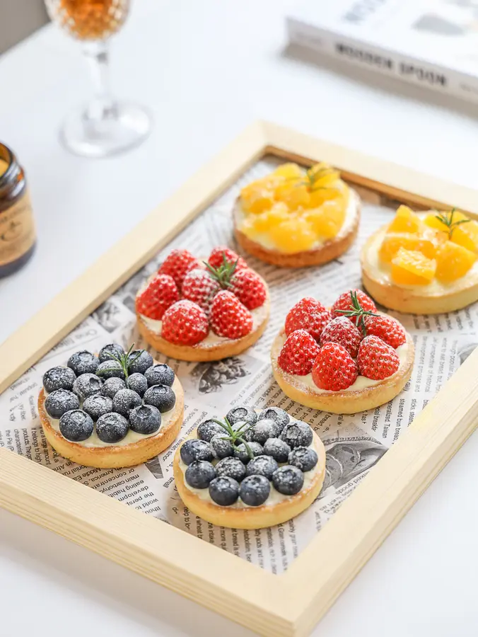 French fruit tart, a must-have dessert for Valentine's Day! step 0