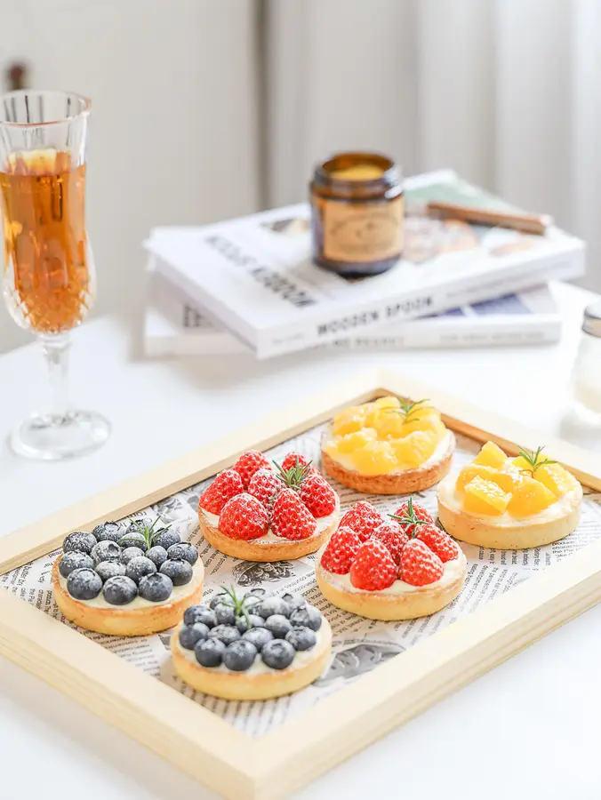 French fruit tart, a must-have dessert for Valentine's Day! step 0