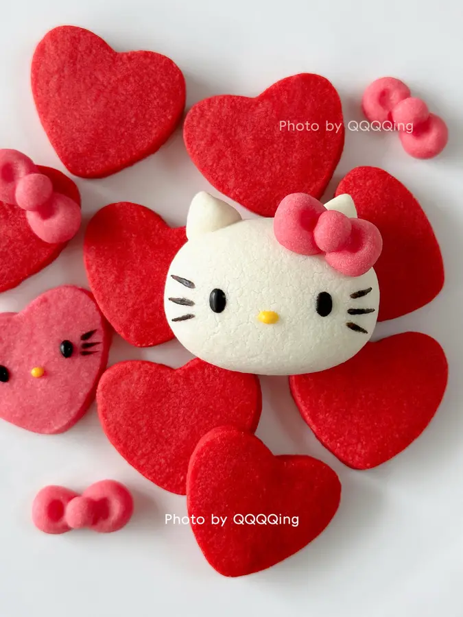 Valentine's Day special Hello â¤ï¸ Kitty butter cookies step 0