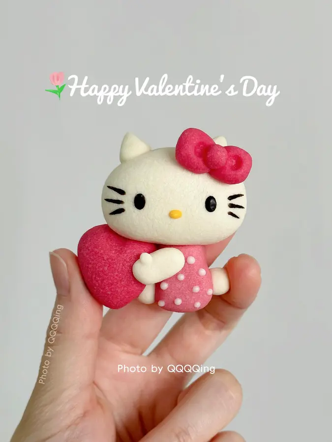 Valentine's Day special Hello â¤ï¸ Kitty butter cookies step 0