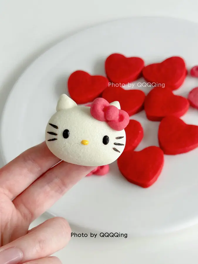 Valentine's Day special Hello â¤ï¸ Kitty butter cookies step 0