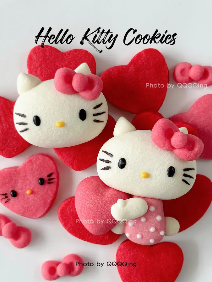 Valentine's Day special Hello ❤️ Kitty butter cookies