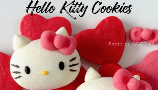 Valentine's Day special Hello ❤️ Kitty butter cookies