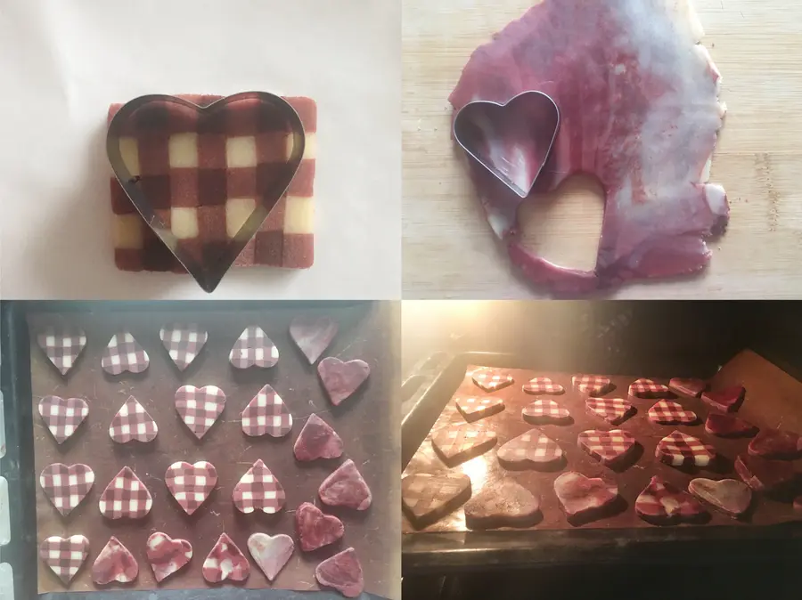 Girl's heart  lattice cookies|Valentine's Day, Spring Festival preferred souvenirs step 0