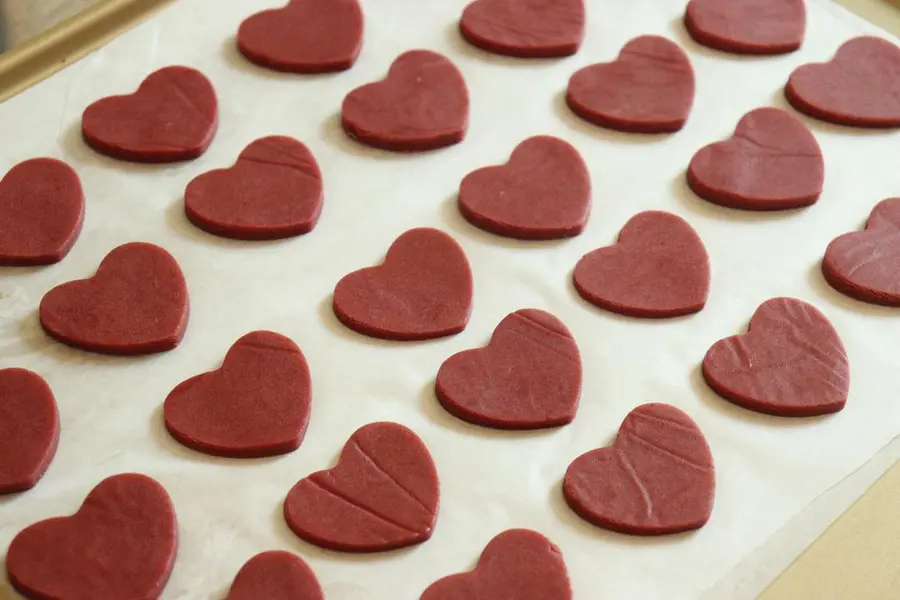 Red Velvet Chocolate Chip Cookies: Happy Tanabata! step 0