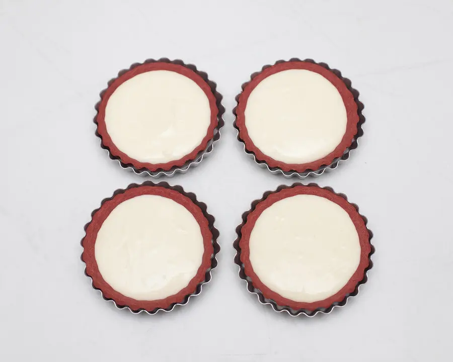 ã€Valentine's Day Specialã€‘Red velvet cheese tart step 0