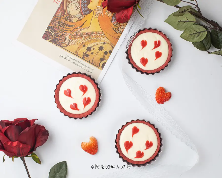 【Valentine's Day Special】Red velvet cheese tart