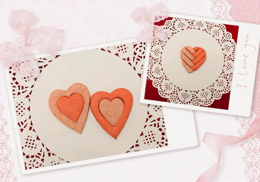 Two kinds of Valentine's Day cookies