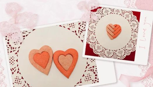 Two kinds of Valentine's Day cookies