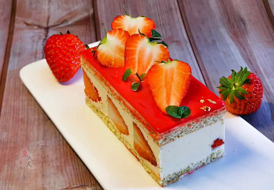 How can you do Valentine's Day without her - French strawberry cake