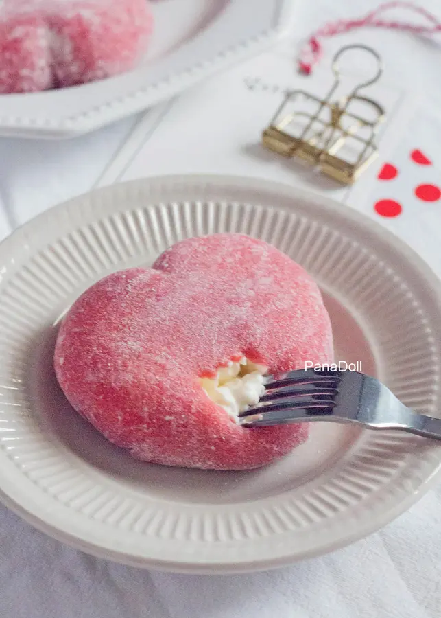 Super romantic pink love soft cheese, sweet crit ~ step 0