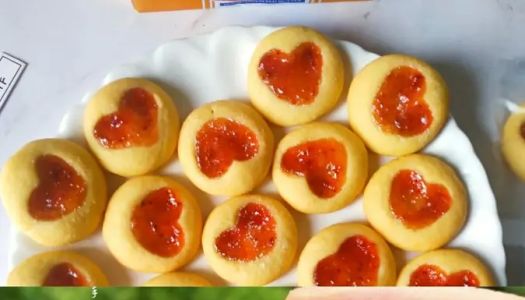 ❤️ Valentine's Day crispy biscuits do not crack, no whipping, no mold