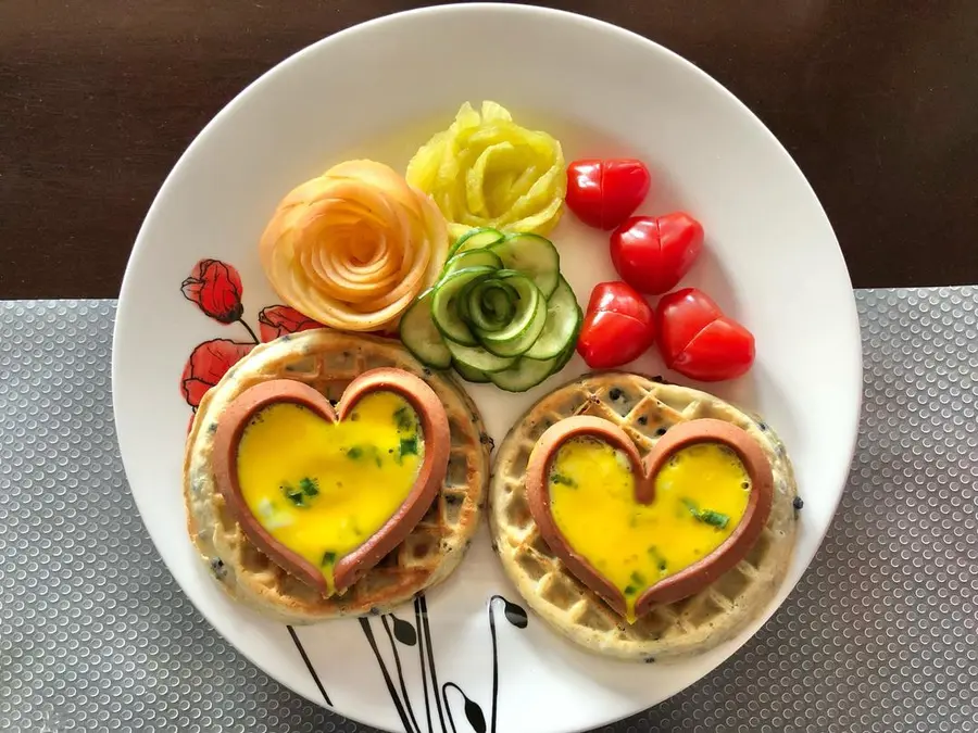 Beauty Breakfast: Tanabata Valentine's Day Love Creative Breakfast step 0