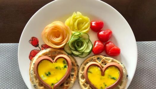 Beauty Breakfast: Tanabata Valentine's Day Love Creative Breakfast